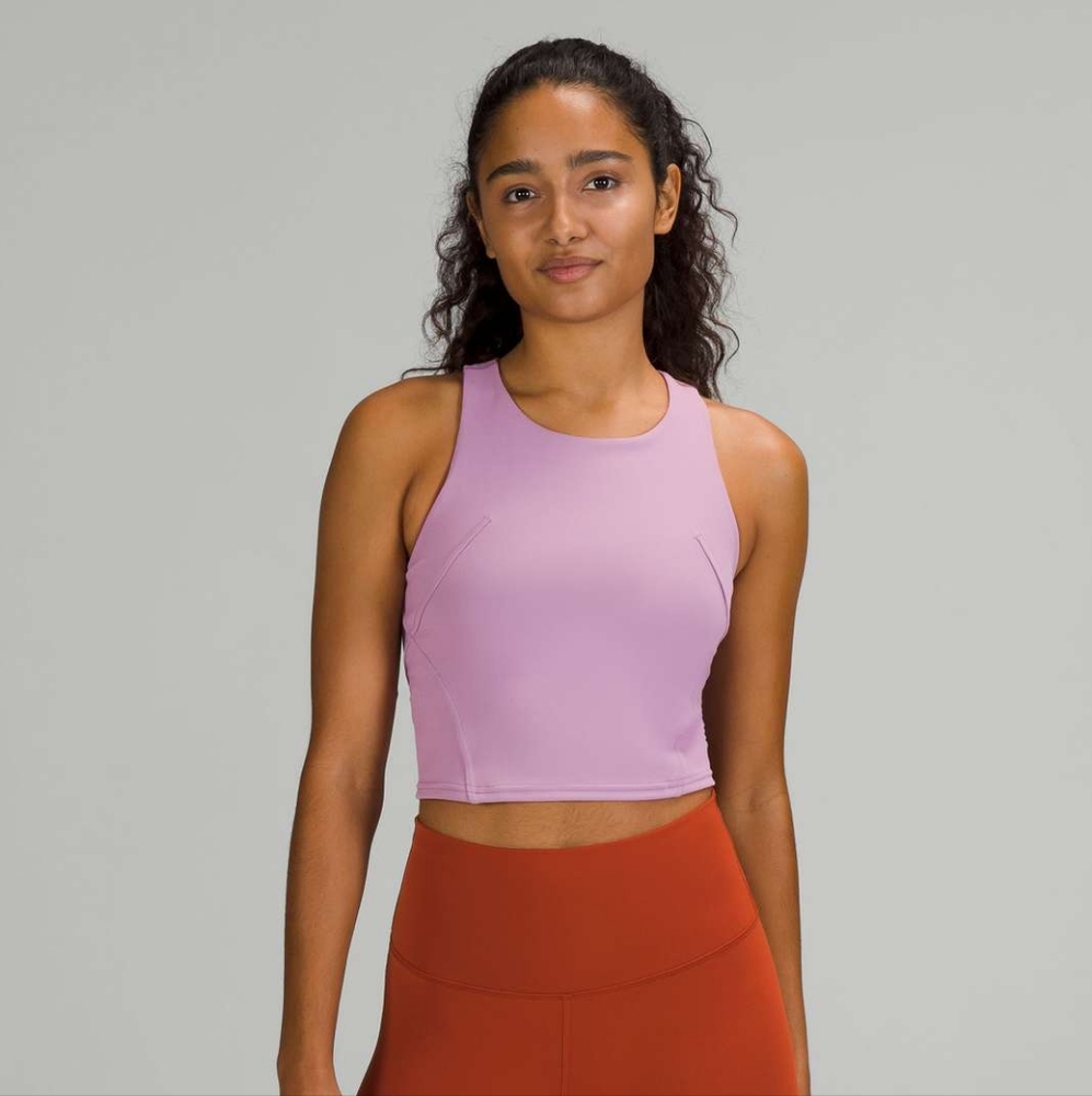 Lululemon wunder train high neck tank top